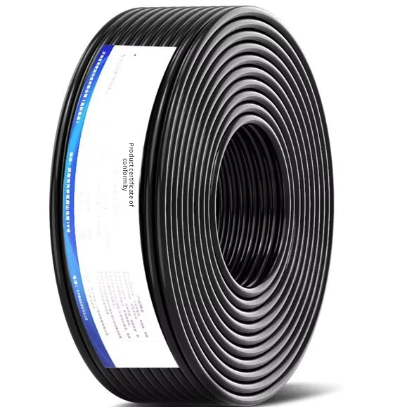 TRVV Highly Flexible Black Oil-Resistant Cable with Non-Oxidizing Copper, 2/3/4/5-Core