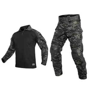 Tactical Camouflage Hunting Uniform with Knee Pads for Men