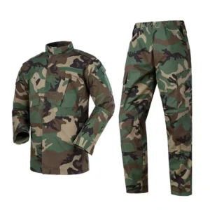 Tactical Green Camo Orange Security Guard Uniform Full Kit Combat Dress for Men