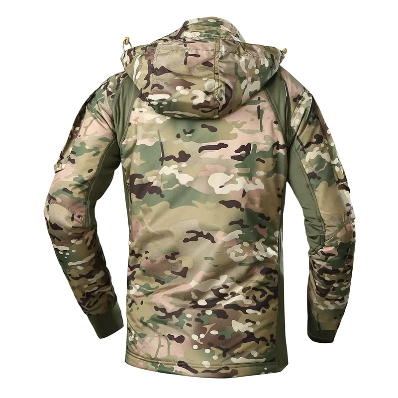 Tactical Padded Waterproof Outdoor Mountaineering Ski Jacket