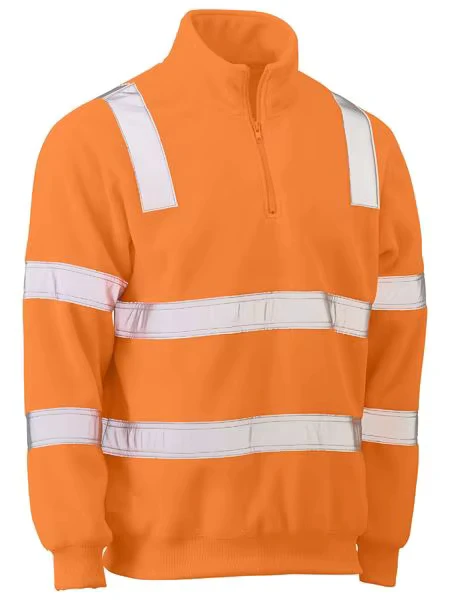 Taped-Hi-Vis-Rail-Polar-Fleece-Jumper
