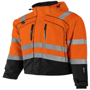 Thermal Padded Hi Vis Jacket for Cold Weather