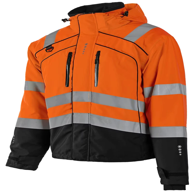 Thermal Padded Hi Vis Jacket for Cold Weather