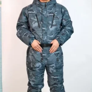 Thick and Warm Fishing Suit Winter Ice Fishing Cold Storage Anti Freezing Waterproof and Anti Cold Down Jacket