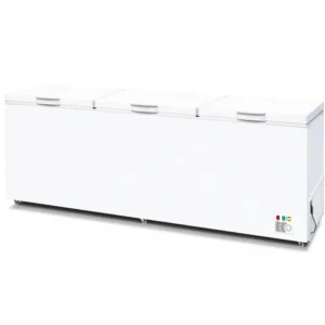 Three Door Top Open Chest Freezer 1100L Compressor Household & Hotel Use Manual Defrost Single Temperature Freestanding