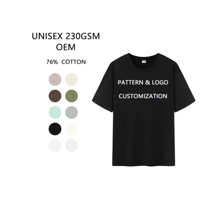 TiMAGoT-230g-Printed-Comfortable-Polyester-Cotton-Knitted-Short-Sleeve-O-Neck-Casual-T-Shirt-Moisture-Absorbing-Quick-Dry