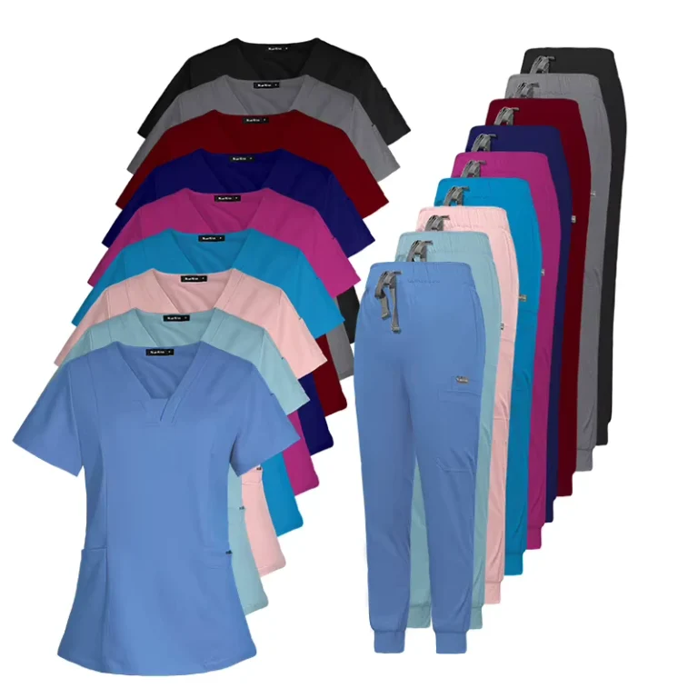 Top-Quality-Breathable-Womens-Nursing-Medical-Scrub-Sets-Straight-Pant-Tall-Hospital-Scrub-Uniform-Nursing-Scrubs-Sexy-in-Stock