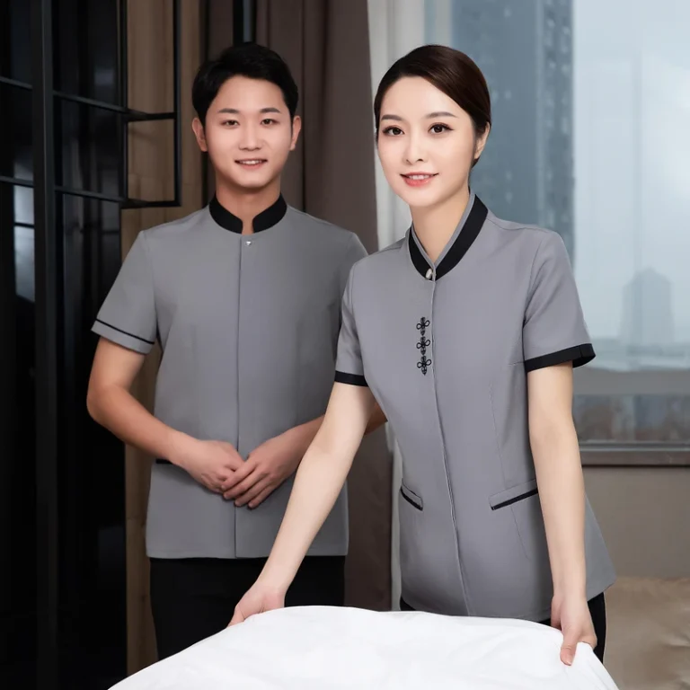 Top-Quality-Uniformes-De-Housekeeping-for-Men-With-Contrast-Color-Housekeeping-Uniforms-for-Women-Cleaning