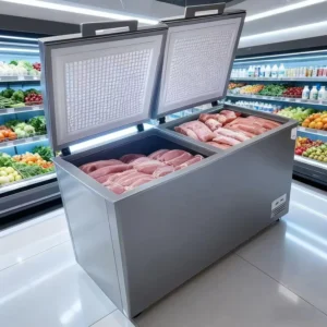 Top opening Refrigerator Freezer Commercial Large Capacity Horizontal Freezer Deep Freezer