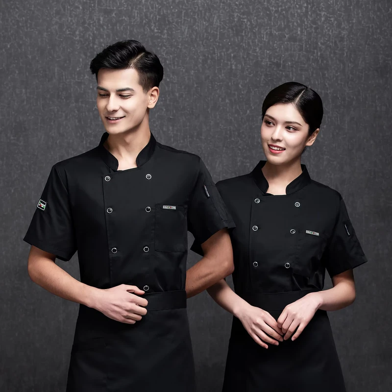 Touchhealthy Supply Fresh and Breathable Free logo Design Pastry Chef Outfit Chef Uniform