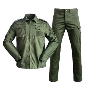 Tronyond Men’s Tactical Clothing 728 Uniform Tactical Suit Private Security Uniforms Desert Camouflage Tactical Uniform for Men