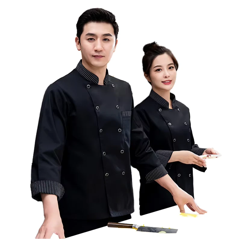Twill Fabric Kitchen Chef Uniforms Chef Jacket