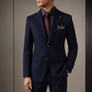Two Button Men’s Solid Blazer Slim Fit Business Formal Daily Office Wear Wedding Party Prom Graduation Evening Event Suit Jacket