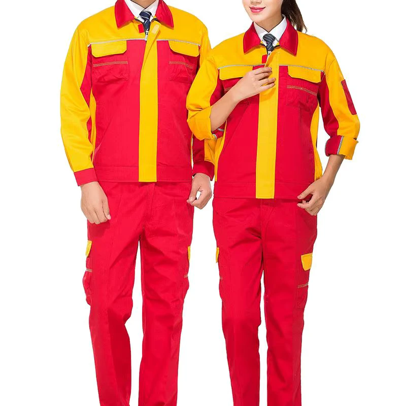 Two-Color Safety Workwear Electrician Uniform