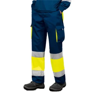 Two Colour Combination Construction Electrician Workwear Jacket Pants for Men Hi Vis Workwear
