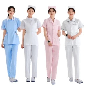 Two-Piece Nurse Uniform Set for Traditional Chinese Medicine Hospitals, Clinics, Health Centers and Nursing Homes