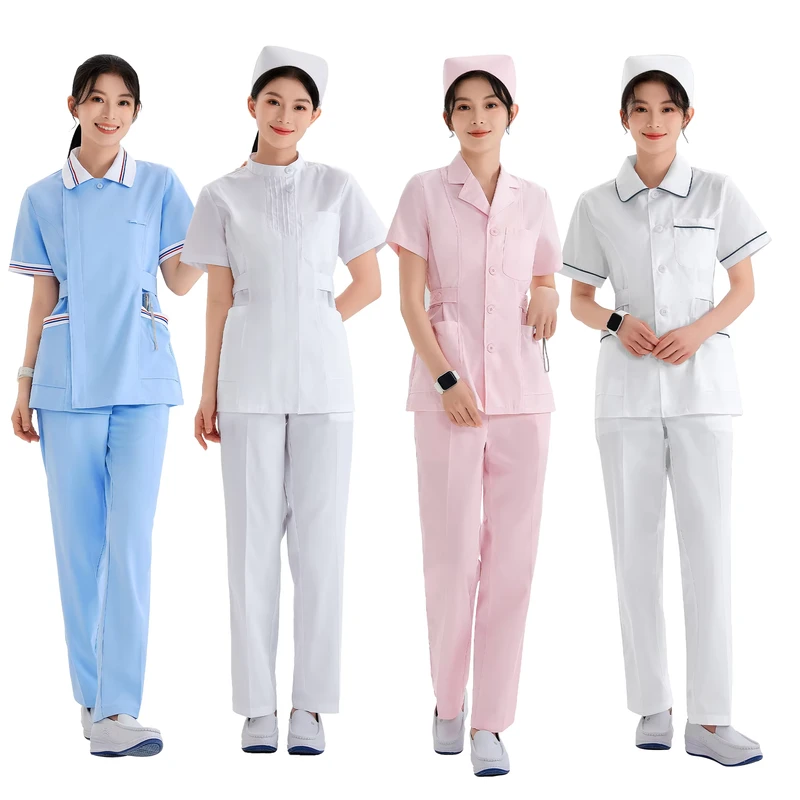 Two-Piece Nurse Uniform Set for Traditional Chinese Medicine Hospitals, Clinics, Health Centers and Nursing Homes