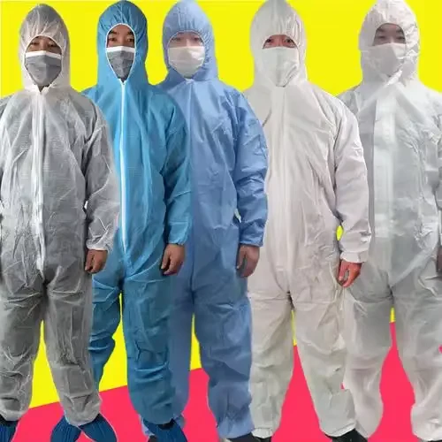 Two-Way-Zipper-Three-Piece-Hood-Attached-Boots-Elastic-Cuffs-Ankles-Waist-Thickened-PP-Disposable-Coverall-for-Full-Coverage