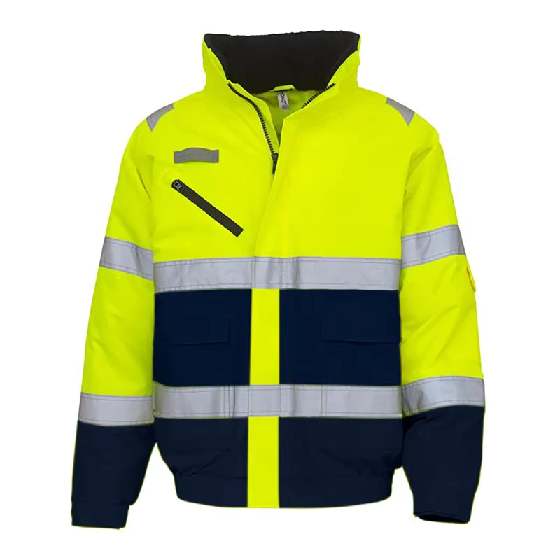 Two in One High Visibility Jacket for Outdoor Activity in Winter