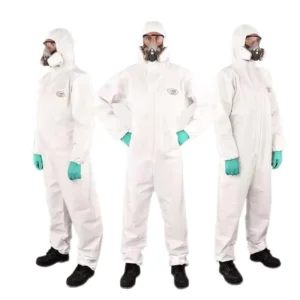 Type 5/6 Coverall with En 14126 Disposable Overalls for Painting Protection Industry Service Anti Static and Radiation Nuclear