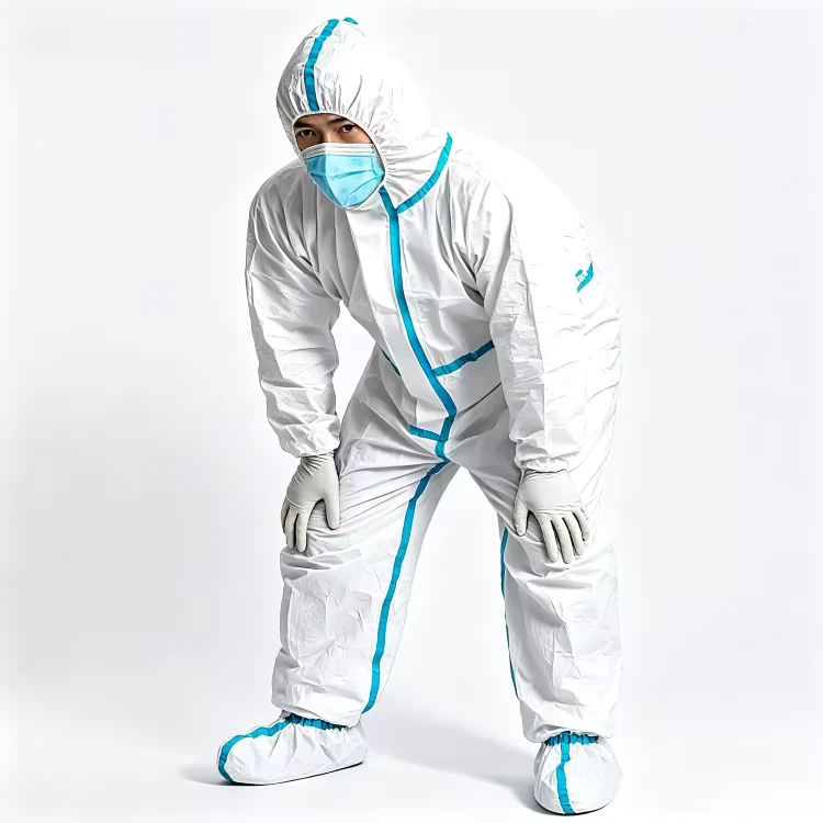 Type-5-6-Disposable-Microporous-Protective-Clothes-Coverall-Custom-Printed-Logo-Supported