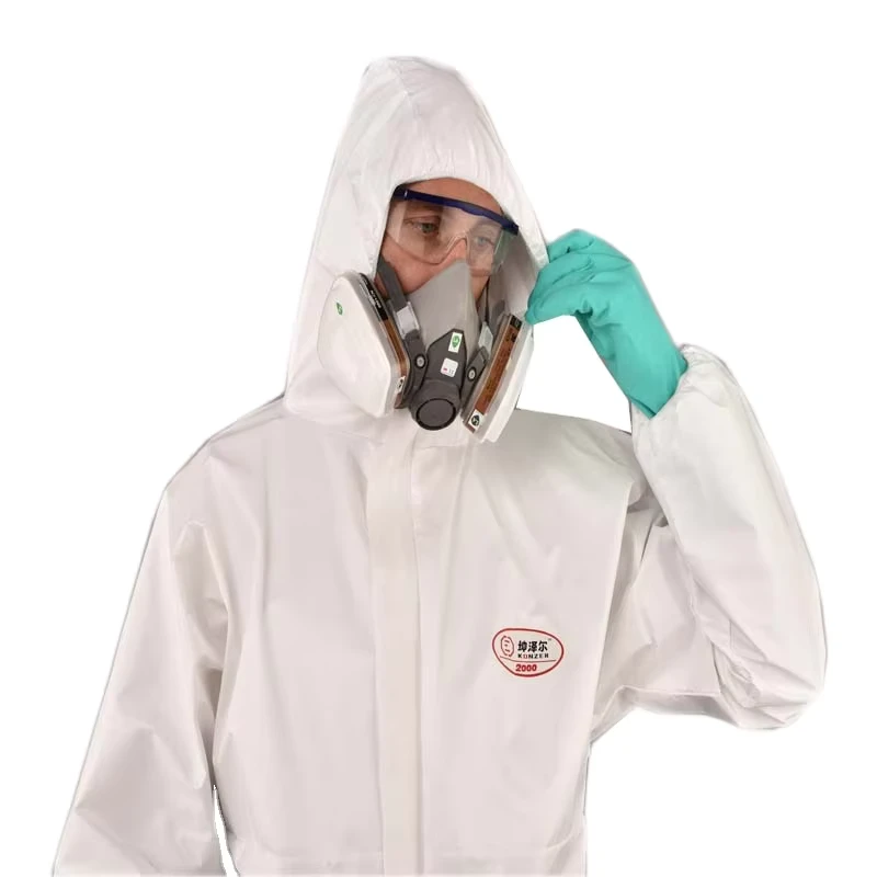 Type 5 6 Ppe FR Disposable Protective Coverall for General Protection Anti Static and Radiation