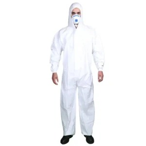Type 5 6 SF Disposable Microporous Waterproof Anti Static Radiation Proof Safety Coveralls for Men CE Certified