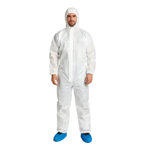 Type 5/6 Tyvek Microporous PP Disposable Coverall for Oil and Gas Safety Clothing Disposable Protective Coverall OEM