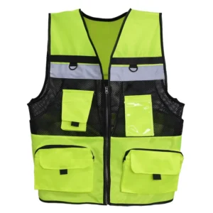 ULTAC Hi Vis Traffic Motorcycle Reflective Work Man Vest Safety Vest Man Vest Safety Vest