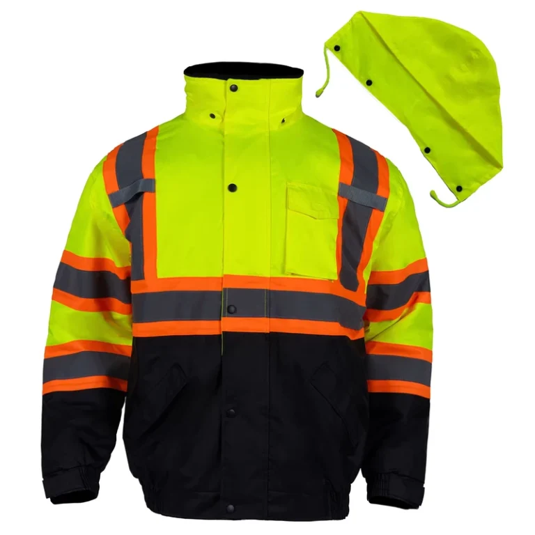US-Stock-Class-3-Hi-Vis-Bomber-Jacket-Waterproof-Polyester-Oxford-Reflective-Winter-Safety-Coat-for-Construction-Work