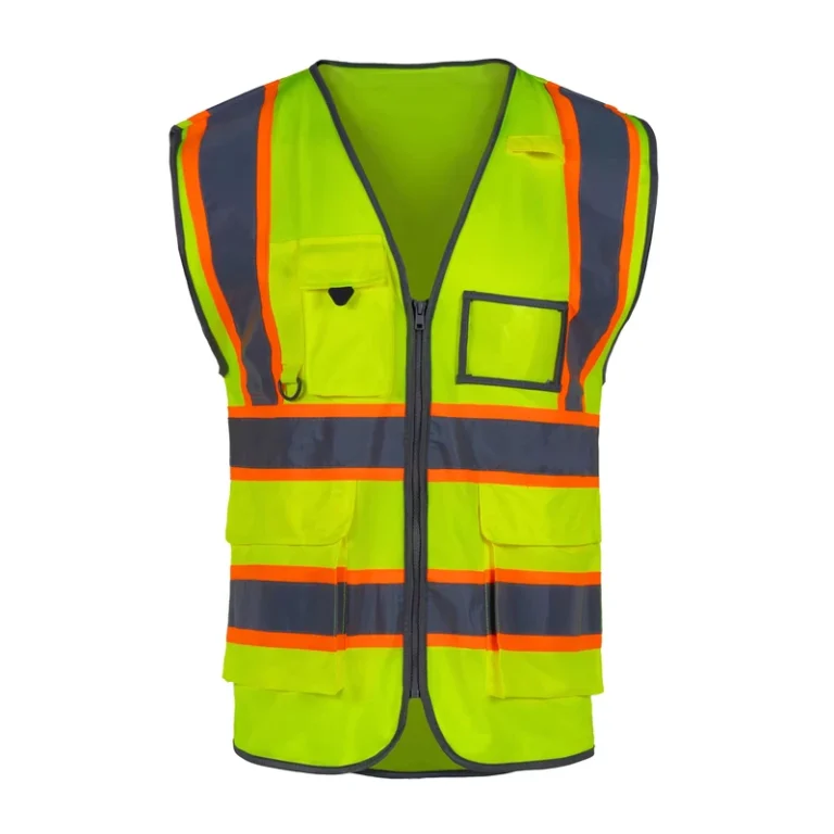 US-Stock-Free-Shipping-ANSI-Class-2-Hi-Vis-Polyester-Work-Reflective-Safety-Vest-Knit-for-Construction-Roadside-Work