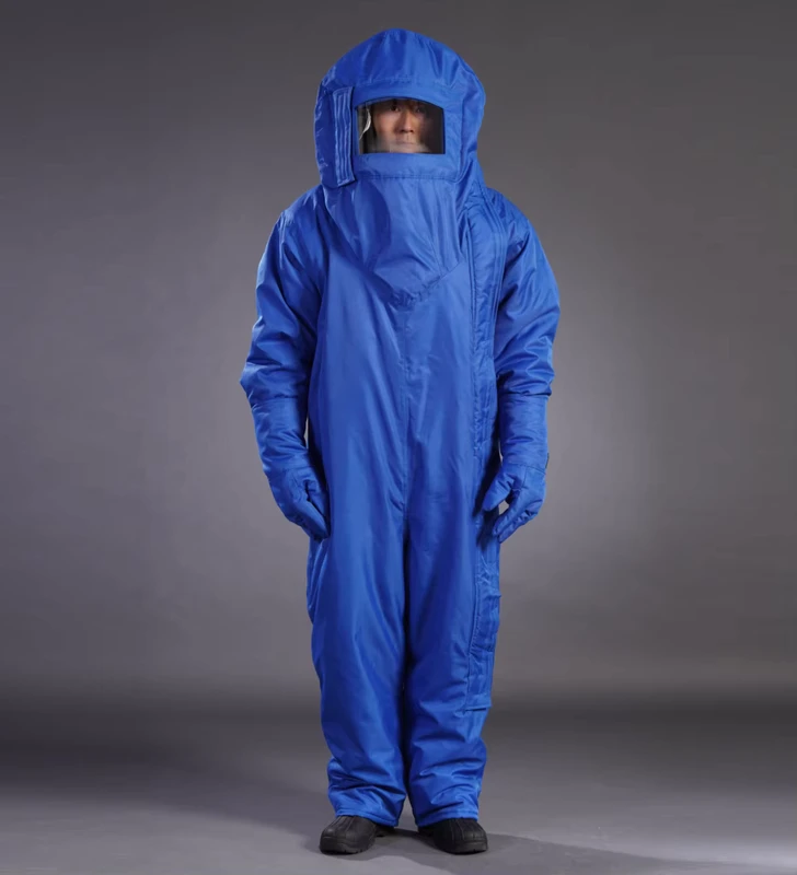 Ultra Low Temperature Safety Clothing Anti Cold Cryogenic Protection Suit with Liquid Nitrogen