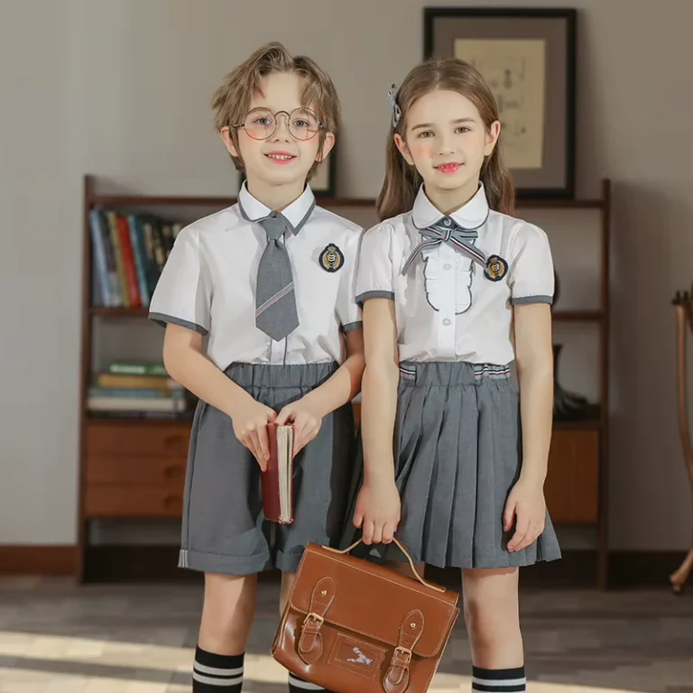 Uniform-With-Bow-Tie-Uniform-for-Boys-and-Girls-in-Schools-and-New-Style-Childrens-School-Uniform