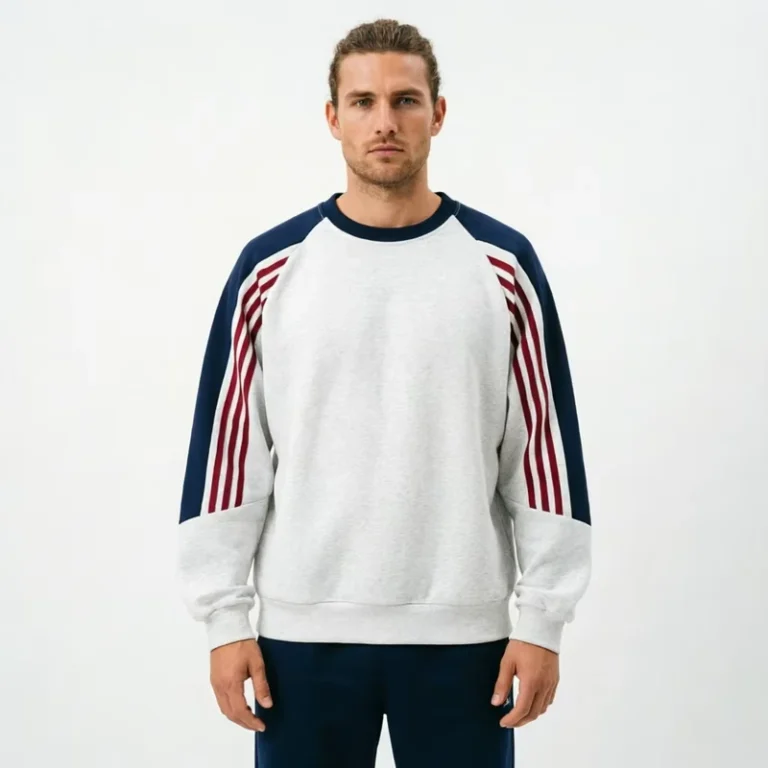 Unisex-3-Stripe-Crew-Neck-Hoodie-Classic-Athletic-Sweatshirt-for-Men-Women-Lightweight-Spring-Fall-Couple-Outfit