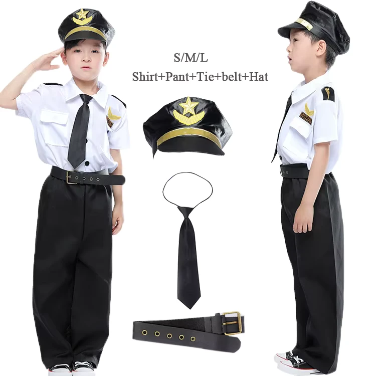 Unisex-4pcs-Suit-Cosplay-Kids-Pilot-Costume-Short-Sleeve-Shirt-Pant-Airline-Captain-Uniform-with-Hat-Tie-Aviator-Career-Costumes