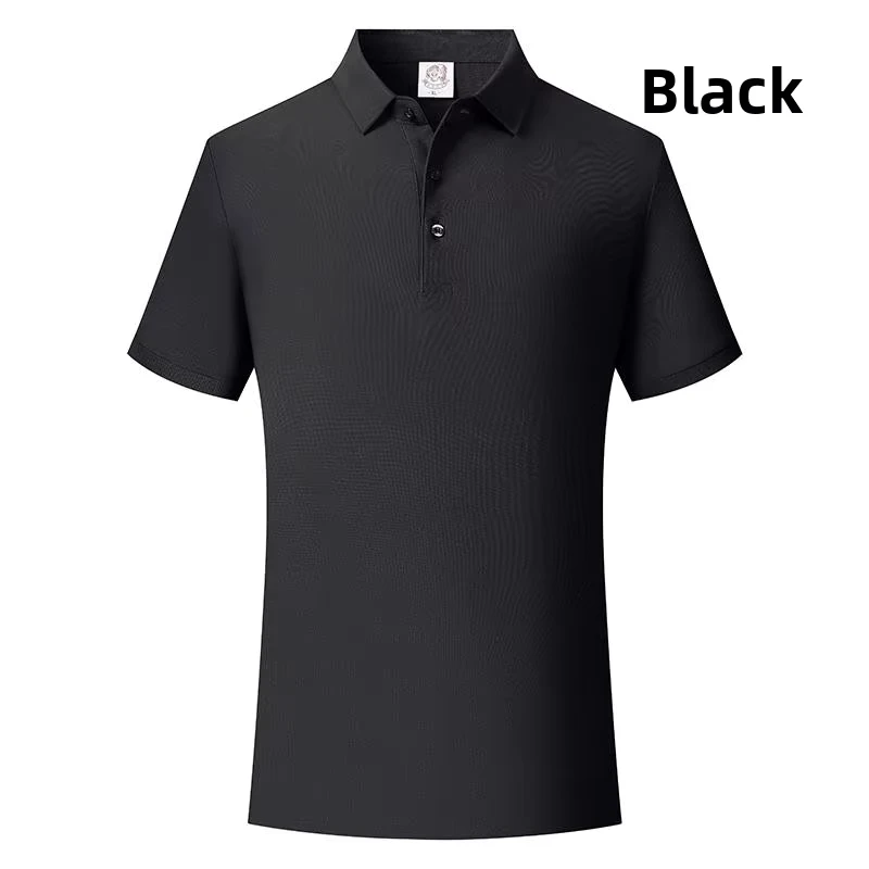 Unisex 95% Tencel Cotton 5% Spandex Knitted Polo Shirt for Golf and Business