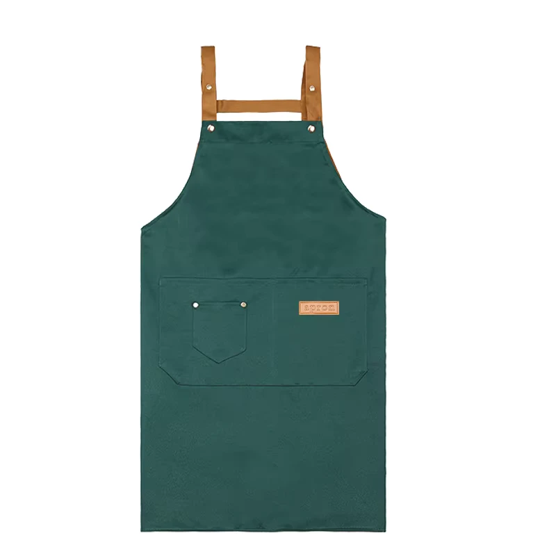Unisex Adjustable Nail Tech Bib Custom Logo Kitchen Apron for Restaurants Cafes Bars Salons Kitchen Accessories