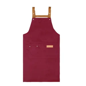Unisex Adjustable Waterproof Oil Resistant Sleeveless Waist Kitchen Nail Apron Custom Logo Cross Back Design Restaurants BBQ