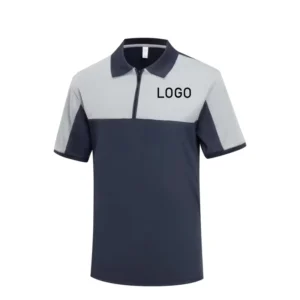 Unisex Adult Summer Logistics Work Uniform Polo Collar Custom Logo Soft Breathable Work Clothes