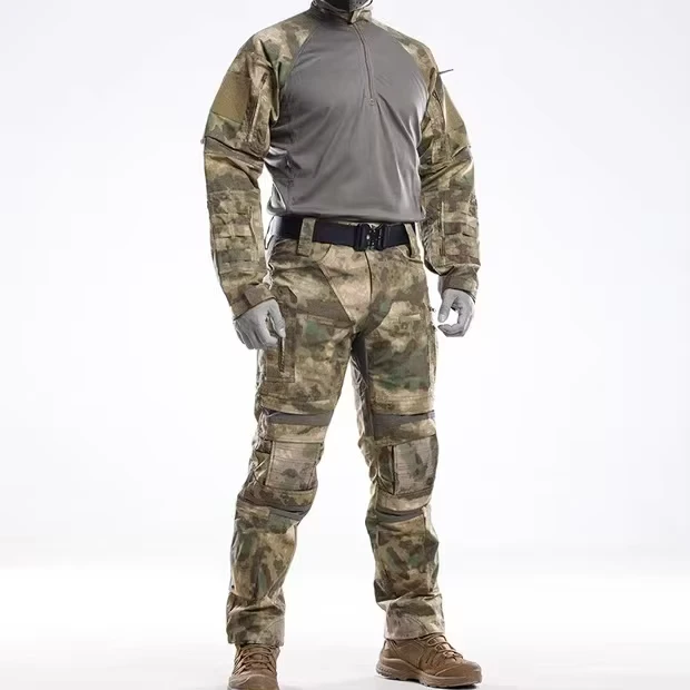 Unisex Autumn Anti-Static Breathable Knitted Printed Camouflage G3 Tactical Frog Training Pants