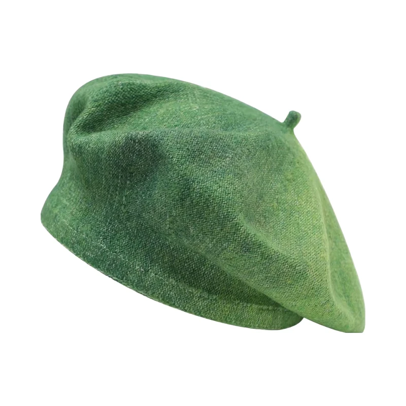 Unisex Beret Hat Custom Wool Character Style Casual Four Seasons