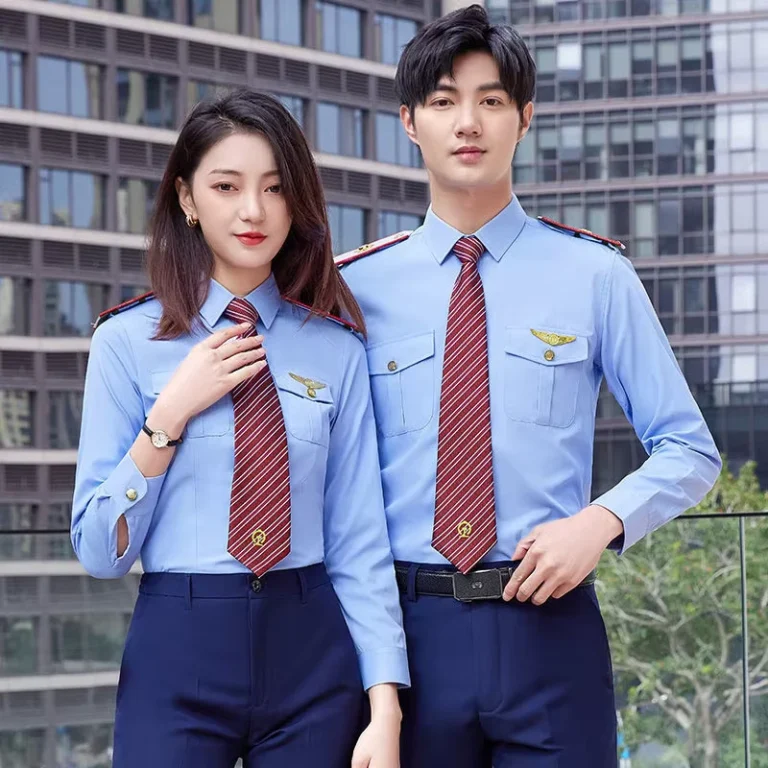 Unisex-Bus-Driver-Hotel-Security-Railway-and-High-Speed-Rail-Uniform-Shirt