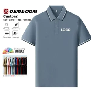 Unisex Cotton Polo Shirt 220 Grams Short Sleeve Buttons Summer