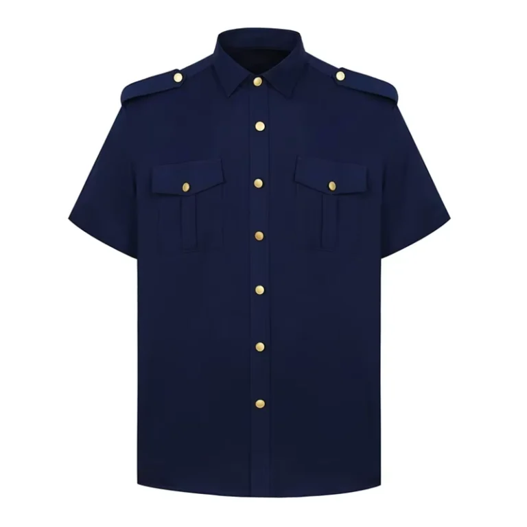 Unisex-Cotton-Short-Sleeve-Worker-Uniform-Shirt-Jacket-Skirt-and-Fitness-Pants-for-Hotel-Waiters