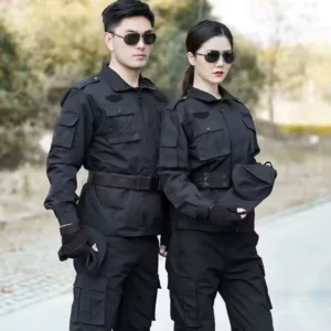 Unisex Custom Security Guard Uniform Supplies Jacket and Pants Set