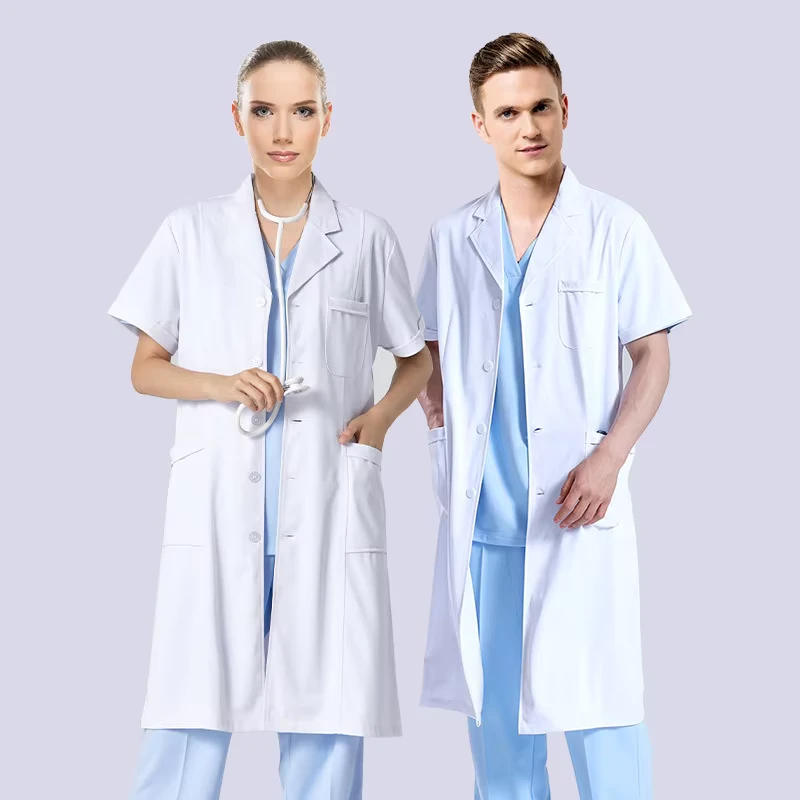 Unisex Doctor Uniform Set Cotton Polyester Medical Scrub Bottoms OEM Service for Hospitals
