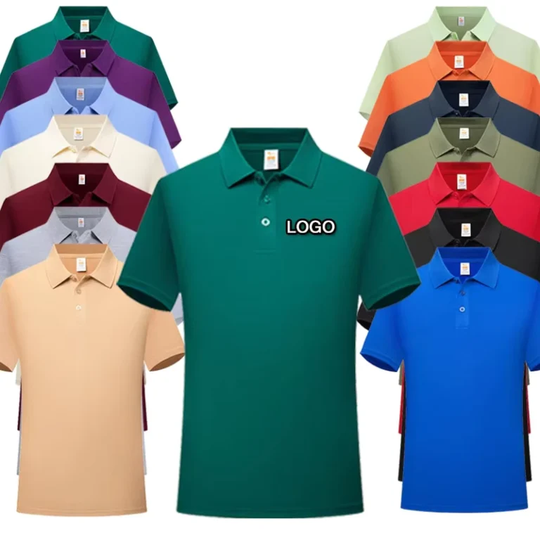 Unisex-Dry-Fit-Polo-Shirt-Custom-Embroidery-Logo-Sublimation-Golf-Workwear