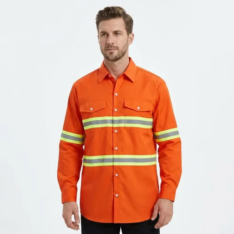 Unisex-Fluorescent-Hi-Vis-Reflective-Safety-Polo-Shirt-Quick-Dry-Breathable-Polyester-Long-Sleeve-Digital-Workwear