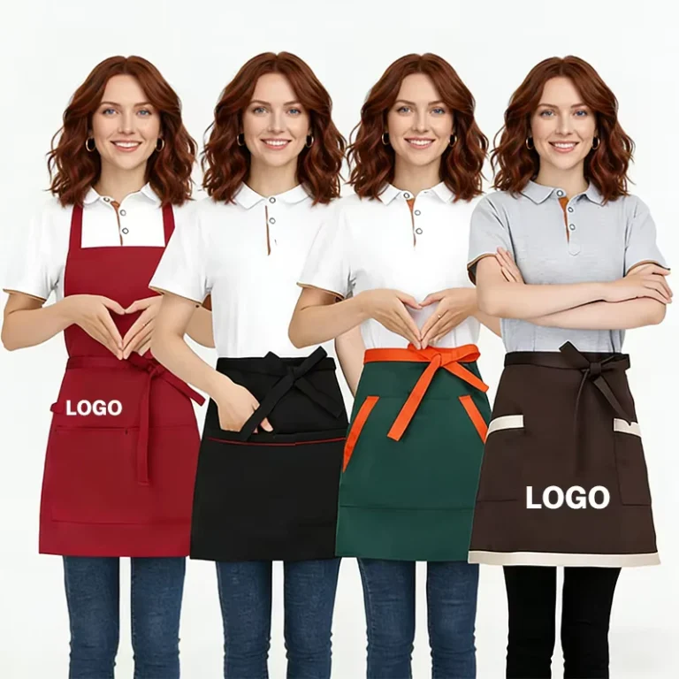 Unisex-Half-Waist-Oil-Resistant-Short-Apron-for-Restaurant-Cafe-and-Kitchen-Workwear