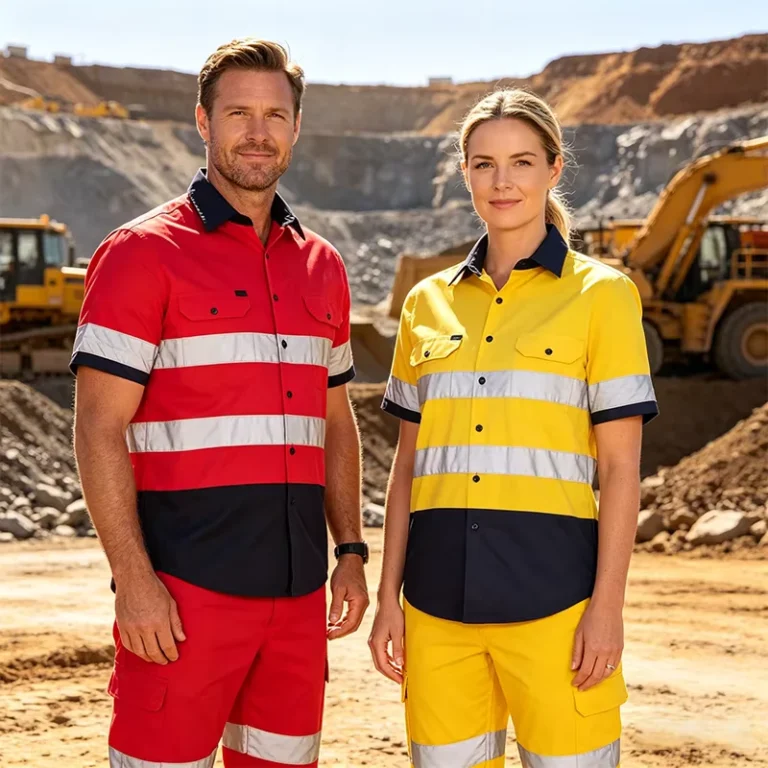 Unisex-Hi-Vis-FRC-FR-Safety-Workwear-Fire-Resistant-Construction-Work-Uniform-Flame-Retardant-Reflective-High-Visibility-Shirts